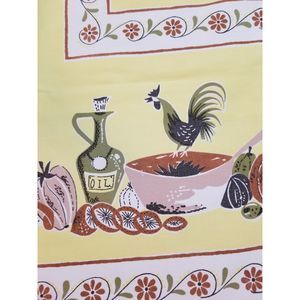 Cute vintage tablecloth w/ roosters
